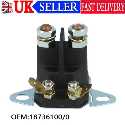 4 Pole Solenoid For Many Lawn Tractor Ride On Mower 33-332 117-1197 18736100/0 • £10.85