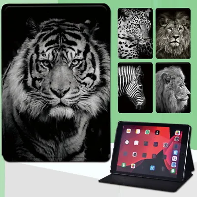 Animal PU Leather Stand Tablet Cover Flip Case For Apple IPad/mini/Air/Pro • £7.96