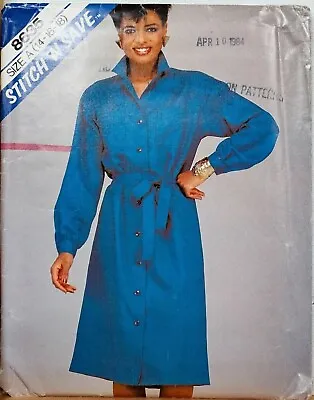 McCalls Sewing Pattern 8635 Dress Shirt 14-18 Vintage 1980s Easy Ladies 1980s • £7.99