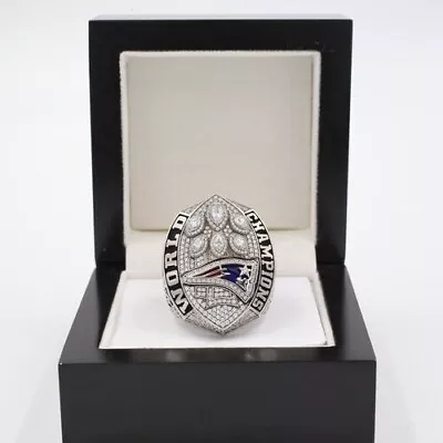 Custom New England Patriots 2018 Super Bowl LIII Championship Men's Rings In 925 • $550.63