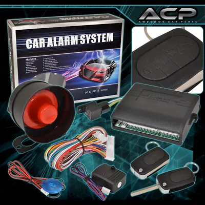 Flip Key Car Remote Anti-Hijacking Security Side Door Alarm System For 240SX S13 • $35.99