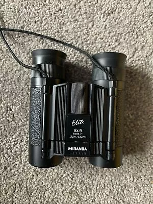 Miranda Elite 8 X 21 Binoculars With Case Good Condition • £0.99