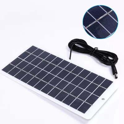 5W 420MA Solar Panel Kit Outdoor Polycrystalline Solar Charging Panel DC552 • $11.65