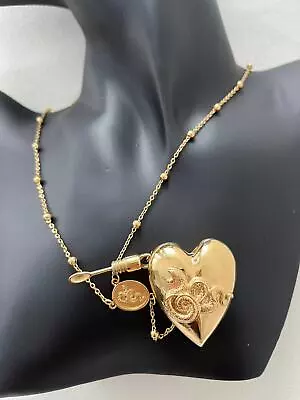 Lana Del Rey Necklace Heart With Spoon LDR Merch Snakes Chain Serpent Pendent • $29.99