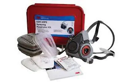3M Spraying Respirator Starter Kit 6251 Half Face 6000 Series Large Mask Paint • $89.99