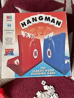 Hangman Game By MB Games Vintage 1997 Classic Word Guessing Game Complete • £5.50