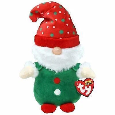 Christmas Beanie Boo - Gnolan - Green Gnome - Regular • $8.99