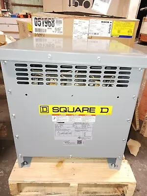 New Square D Exn15t3h Transformer 15 Kva 3 Phase 480 Delta Hv 208y/120 Lv • $1349.99