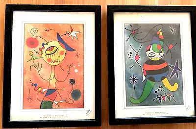 Maku' Lot Of 2 Prints Signed '1893- Homage Of The Century To Joan Miro 1.983' • $49.95