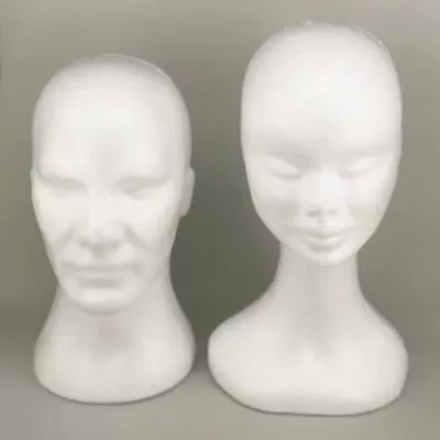 Female Foam Mannequin Head Model Hat Wig Practical Display Stand Rack AU • $18.99