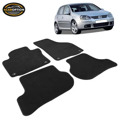 Fits 06-09 Volkswagen Golf Rabbit GTI Floor Mats Carpet Front & Rear Nylon 4PC • $43.88
