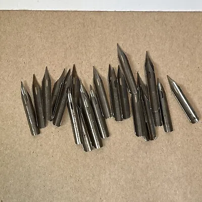 25 Vintage Springfield No.1 Dip Ink Pen Nibs Lot Fine • $20