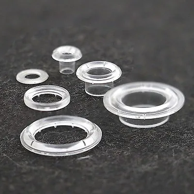Clear Plastic Grommets & Washer For Posters & Bannerschoose Size & Quantity Usa • $129.99