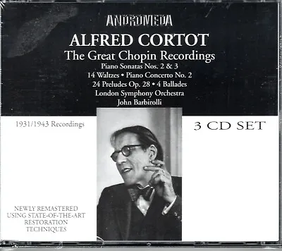 £11.99 • Buy Alfred Cortot - The Great Chopin Recordings 1931-43 - Andromeda