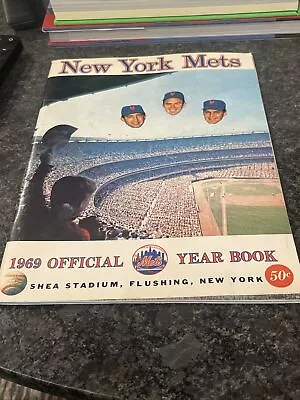 NY METS 1969 Official Year Book CHAMPIONSHIP SEASON Nolan Ryan SEAVER VG Reprint • $35