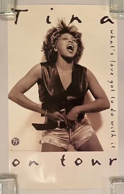 TINA TURNER What's Love Got To Do With It On Tour 1993 Soundtrack PROMO POSTER • $30