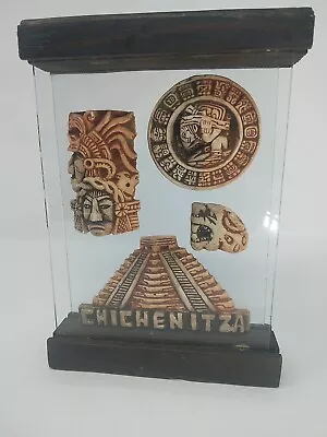 Mayan Aztec Haab Calendar-Chicen Itza Pyramid-Balamku Jaguar -Kukulkan Display  • $89.99