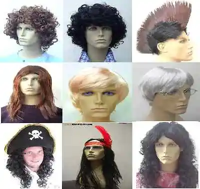 £8.04 • Buy Wigs Wigs Wigs!! Men's Wigs! All Men's Wig Styles Available. Pick Your Style! Uk