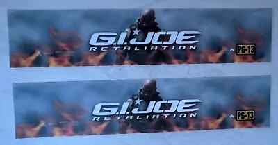 🎞️ G.I. JOE RETALIATION (1990 - 2023) - SET OF 2 - Movie Theater Mylar / Poster • $44.95