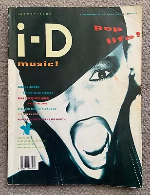 I-D Magazine No. 46 April 1987 Grace Jones By Nick Knight • $56.83