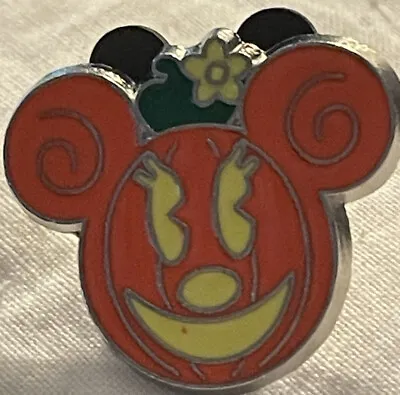 Disney Pin Jack O Lantern Pumpkin Mickey Head Flower • $3.99