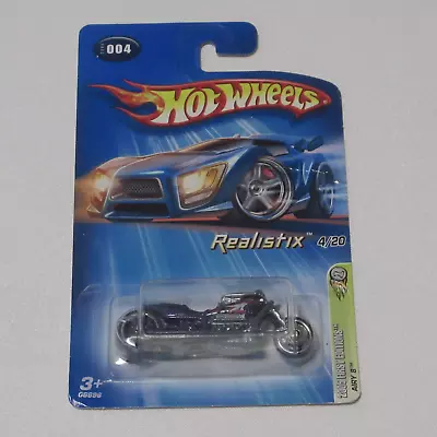 Hot Wheels Airy 8 1/64 Die Cast Car Motorcycle 2005 First Editions #4 Purple • $3