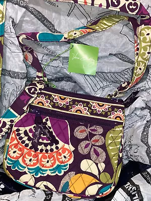 NWT Vera Bradley Little Flap Hipster Plum Crazy • $24