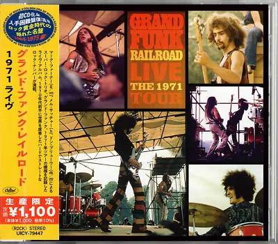 Grand Funk Railroad ~ Live The 1971 Tour OBI CD 2021 Universal Japan •• NEW •• • $16.98
