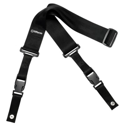 $25.99 • Buy DiMarzio DD2200BK 2-Inch Nylon Cliplock Guitar Bass Strap, Black