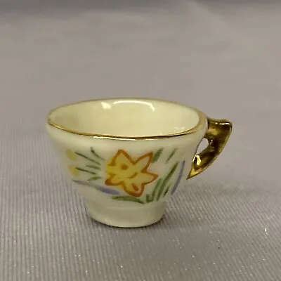 Miniature Tea / Coffee Cup Tiny Porcelain Dollhouse Vintage Japan Made • $4.95