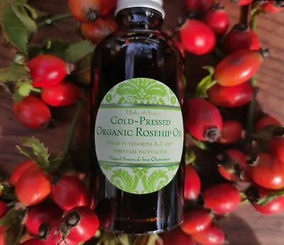 £12.99 • Buy Pure Organic Rosehip Oil - Cold Pressed - High In Vits A, C & F Sun Damage Scars