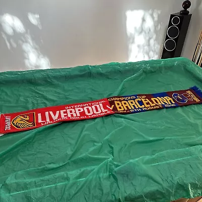 Liverpool Fc V Barcelona Scarf  International Champions Cup 6 Aug 2016 Wembley • $18.94