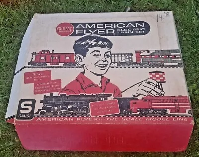 VINTAGE GILBERT S GAUGE AMERICAN FLYER ELECTRIC TRAIN SET MADE IN USA 1960s • $199.99
