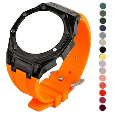 Case Bezel+Rubber Strap Pin Buckle DIY Mod Kit For Casioak G-Shock 2100/2110 • $13.99