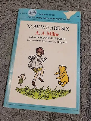 $5 • Buy Now We Are Six A.a. Milne Softcover 1955 Copyright Renewed Over 50 Years Old