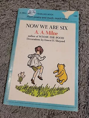 $5 • Buy Now We Are Six A.a. Milne Softcover 1955 Copyright Renewed Over 50 Years Old
