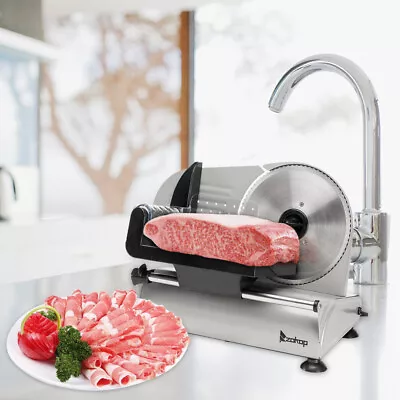 7.5  Semi-automatic Belt Cutter Electric Slicer Cheese Deli Meat Food Cutter • $76.99