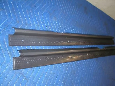  1982 - 92 Camaro Firebird CHARCOAL DARK GREY Door Sill Plates PAIR Left & RT • $119.95