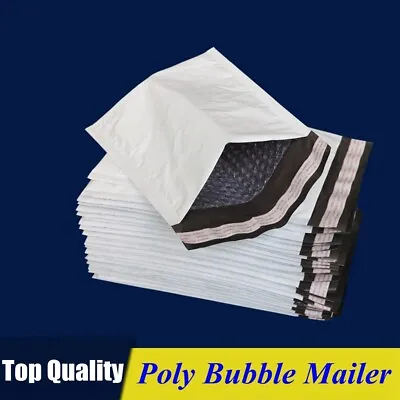 Poly Bubble Mailers Padded Envelopes Shipping Bags Self Seal Multiple Sizes • $6.95