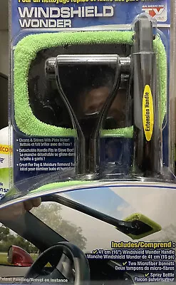 Windshield Wonder Cleaning Tool With Microfiber Pads Brand New • $3.60