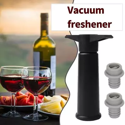 4PC Vacuum Pump Vacu Vin Wine Bottle Saver Seals Plugs Silicone Stoppers A6E2 • £5.16