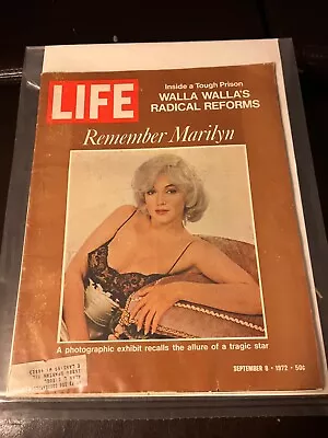 🔥Marilyn Monroe Life Magazine 1972. Rare. Vintage. Remember Marilyn. • $16.99