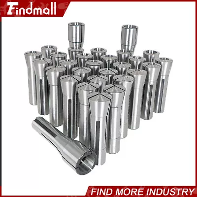 29Pcs R8 Spring Collet Set Fractional 1/32  To 1  High Precision For Bridgeport • $90