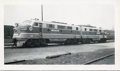 6a349 Rp 1949 Monon Railroad Engine #83 At Chicago • $8.99