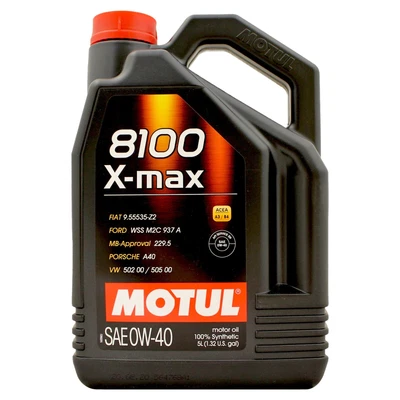 £57.95 • Buy Motul 8100 X-Max 0w-40 0w40 Fully Synthetic Car Engine Oil - 5 Litres 5L