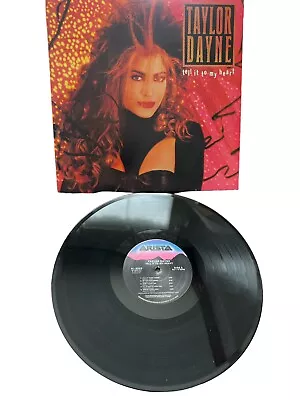 Taylor Dayne  Tell It To My Heart  1987 Vinyl Album 1st Pressing Arista Records • $12