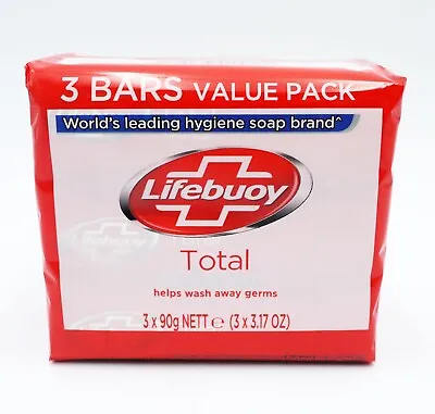 £4.21 • Buy Lifebuoy Total Hygiene Soap, 3x 90g Bars