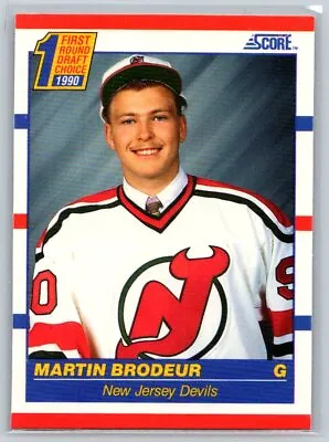 1990-91 Score American #439 Martin Brodeur New Jersey Devils Rookie Hockey Card • $3.99