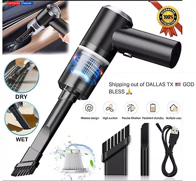 $15.99 • Buy Cordless Handheld Vacuum Cleaner Small Mini Portable Car Auto Home Wireless