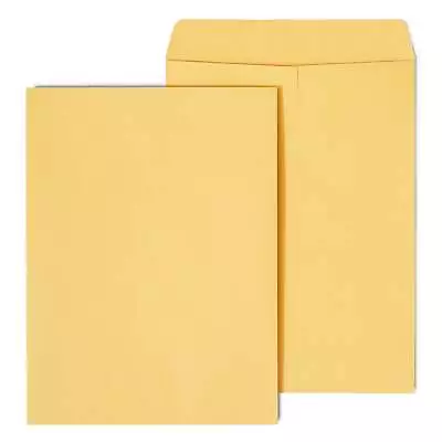 Staples Gummed Catalog Envelopes 9 L X 12 H Brown 500/Carton ST486940-CCVS • $49.34